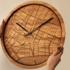 ساعت دیواری چوبی