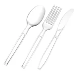 قاشق و چنگال یکبار مصرف 25 عددی