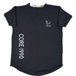 تیشرت مردانه نخ پنبه 18 عددی سفید و مشکی