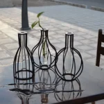 گلدان پلکسی 3 تایی