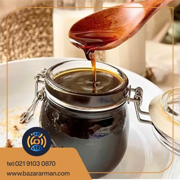 شیره خرما بریکس 57 درجه یک پت 400 گرمی