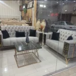 مبل راحتی مدل کارنا چوب روس و کبوده 7 نفره