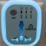 تبدیل ۳ به دو  و محافظ برق ۱۰ آمپر برند امگا OMEGA