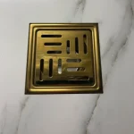 کفشور نقطه ای استیل مشبک آرین 10*10 طلایی زیر ABS