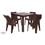 ست 4 نفره صندلی دسته دار حصیر بافت کد 998