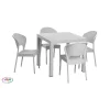ست میز و صندلی 4 نفره مدل حصیربافت ناصر 972 621