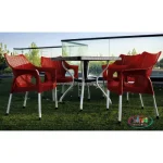 ست میز و صندلی 4 نفره حصیر بافت ناصر پلاستیک کد 623 991