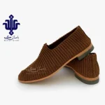 گیوه زیره چرم گاومیشی پاشنه بلند