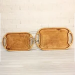 سینی چوبی بیضی B سایز بزرگ