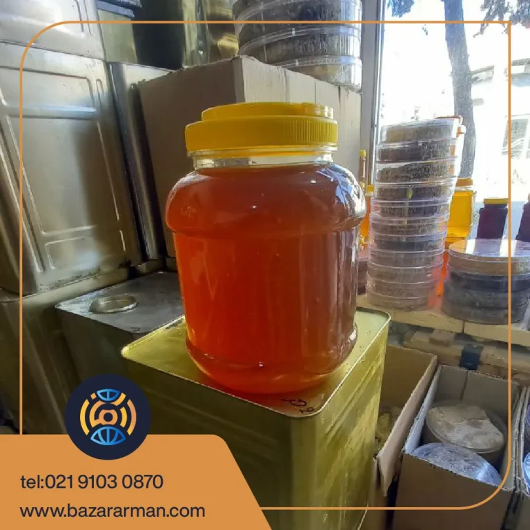 عسل شهد کاملا طبیعی با برگه آزمایش