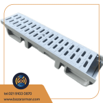 گاتر پلاستیکی پلی آمیدی طوسی ۸*۱۳ سانتی متر