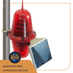 چراغ دکل سولار دو طرفه با حجم کامل روشن
