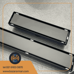 کفشور خطی سرامیک خور استیل 30 مدل پرو مشکی