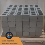 بلوک دیواری رنگ طوسی