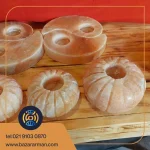 جا شمعی نمکی-کریستال طبیعی برای نور ملایم و دکوراسیون جذاب