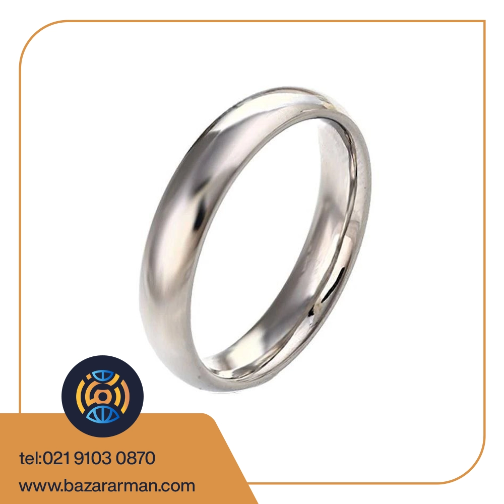 انگشتر رینگ ساده استیل انگشتر رینگ ساده استیل