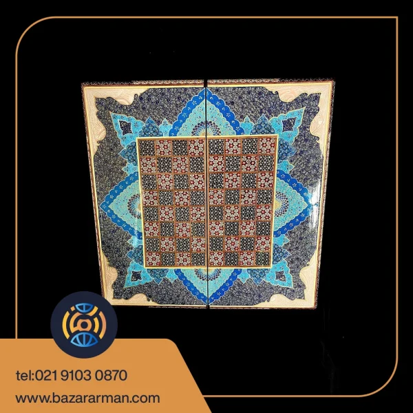 تخته نرد و ‌شطرنج خاتم ابعاد 50*50