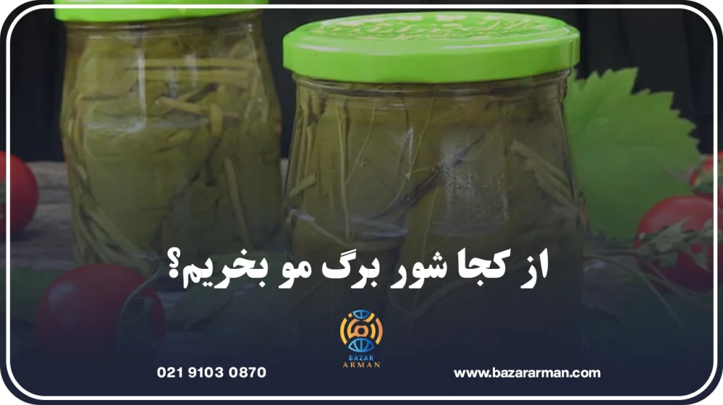 موارد استفاده از شور برگ مو در غذاها
