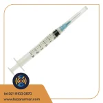 سرنگ لوئرلاک 3cc با سوزن 22-۲۳ سه تکه supa