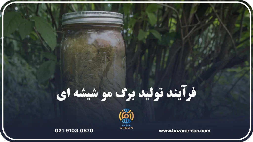 فرآیند تولید برگ مو شیشه ای