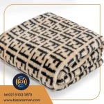 پتو ژاکارد یک نفره طرح F