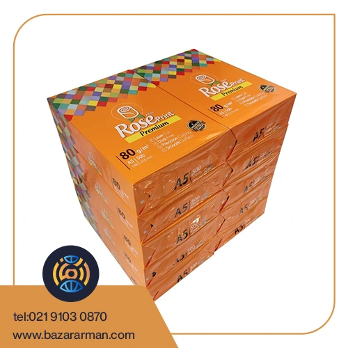 کاغذ A5 رزپرینت کد PG14 بسته 5000 عددی