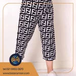 شلوار نخی برمودا دمپا پاکتی