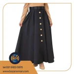 دامن جلو دکمه