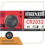 باتری سکه‌ای CR2032 Maxell 3V