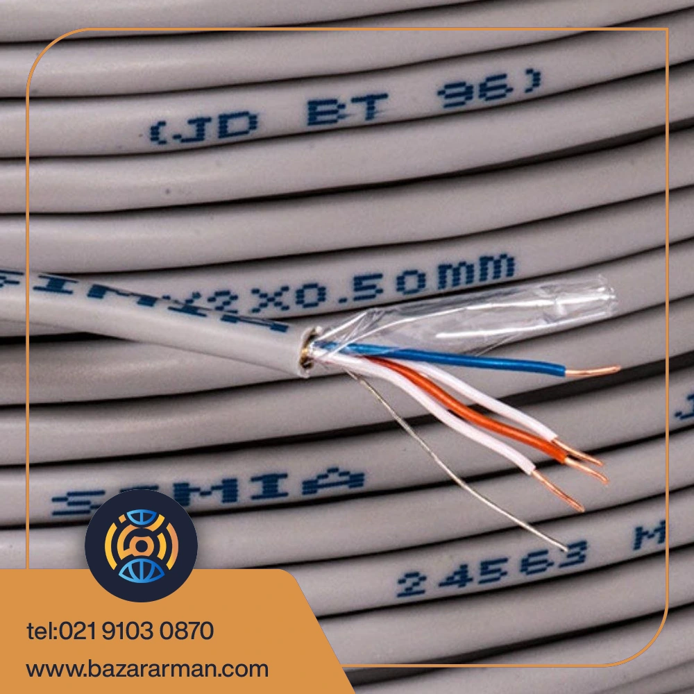 5 سیم و کابل دو زوج دزدگیر - Image 1